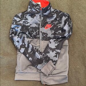 Nike Camouflage Jacket with Red Logo